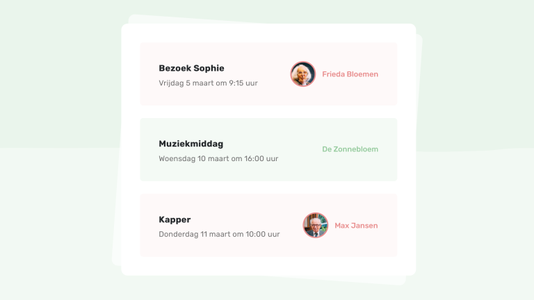 Familienet functie uitgelicht: Agenda