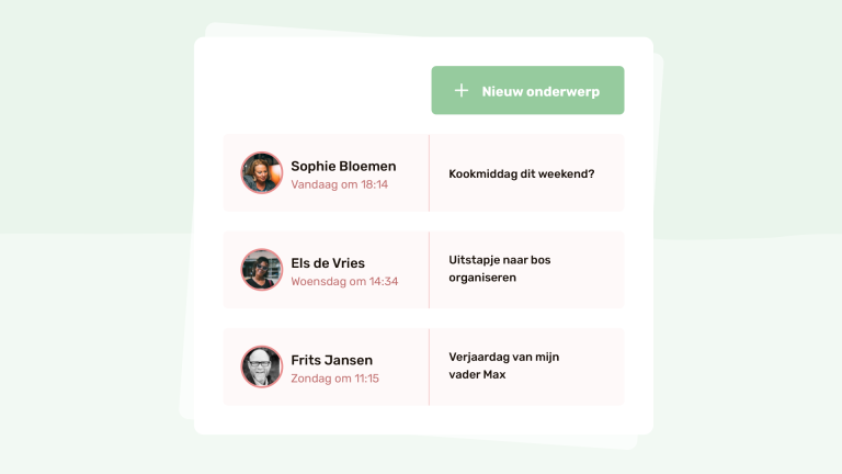 Familienet functie uitgelicht: Forum